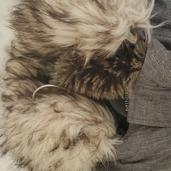 Aritzia TNA Niseko parka small in grey - Picture 3 of 6